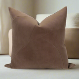 Blake Dark Brown Throw Pillow Cover