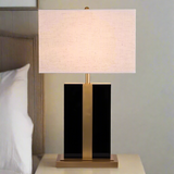 Quinn Black and Brass Finish Table lamp