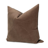 Blake Dark Brown Throw Pillow Cover