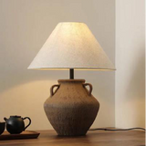 Jade Rustic Earthy  Wabi Sabi Table Lamp