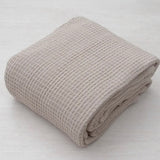 Morley Throw Blanket - Breathable Cotton Fabric