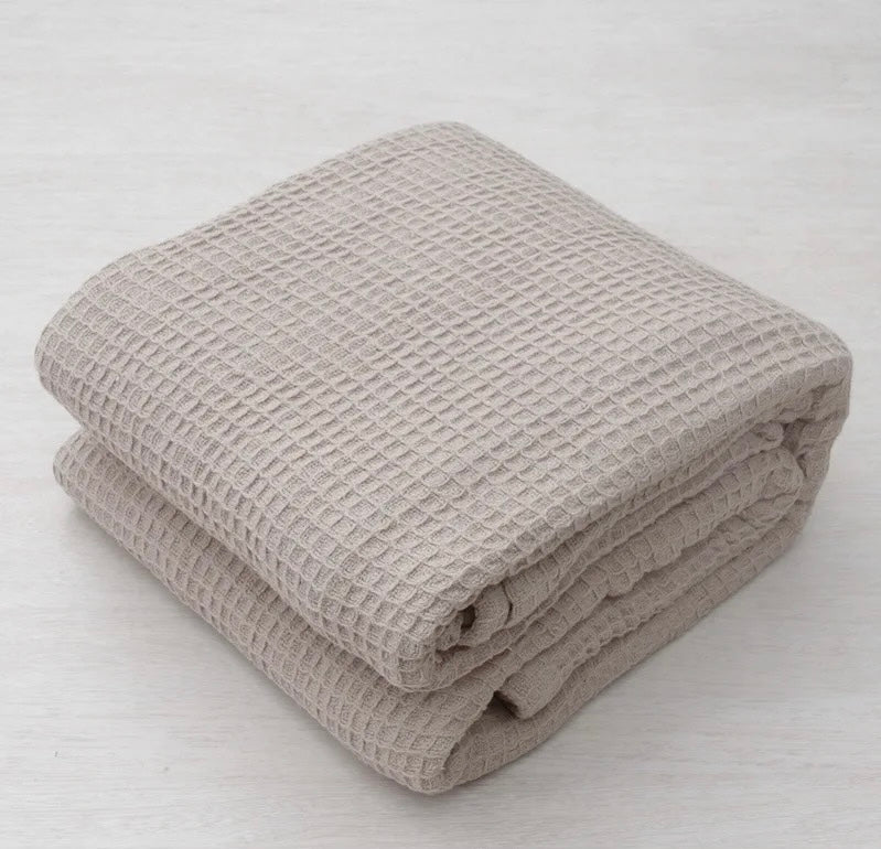 Morley Cotton Throw Blanket - Lightweight Comfort