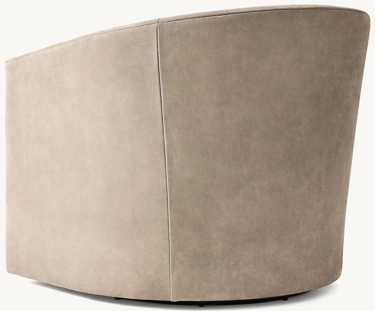 Modern Swivel Chair with Upholstered Design