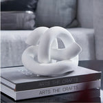 Scandinavian Twisted Knot Sculpture by Roman