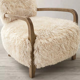 Luxurious Faux Fur Armchair for Lounge