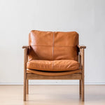 Classic Brooks Vintage Leather Accent Chair