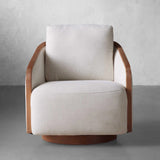 Rotating Swivel Accent Chair for Living Room Lounge or Study