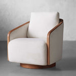 Comfortable Wells Swivel Accent Chair for Lounge or Study