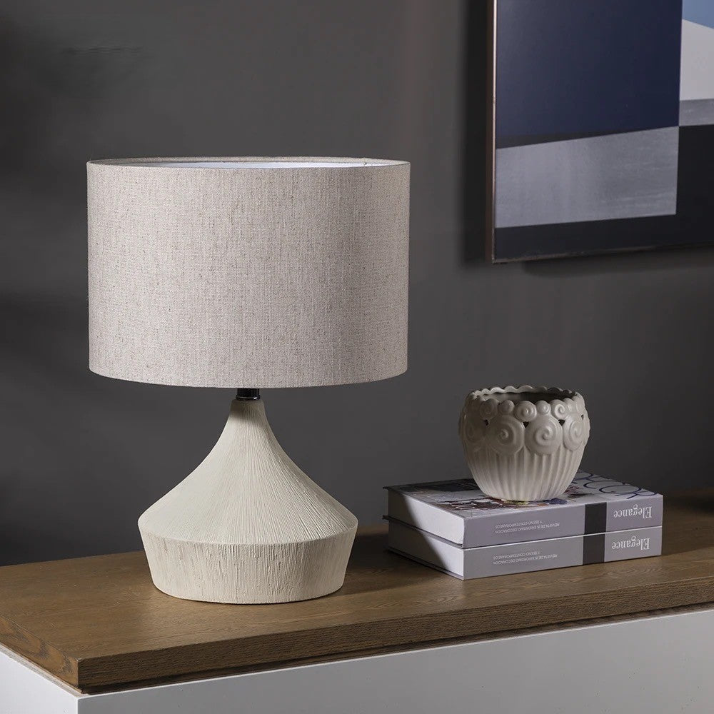 Cylinder Table Lamp with Irvan Ceramic Base