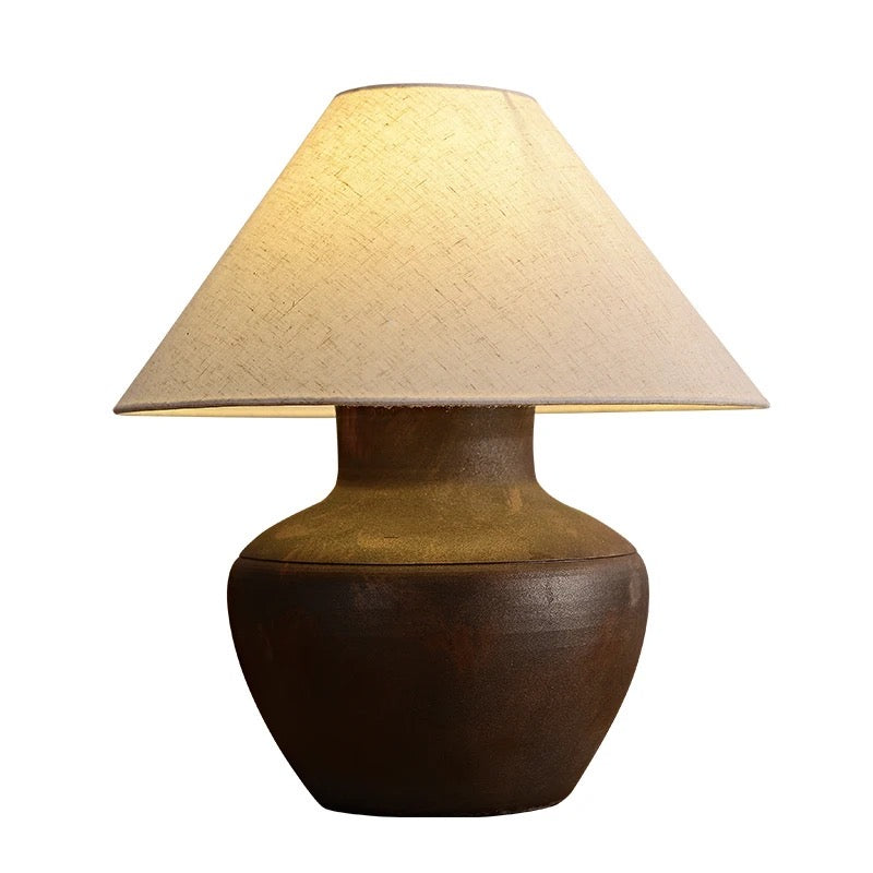 Maverick Handmade Pottery Table Lamp - Artisan Crafted Lighting Fixture