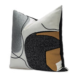 Geometric Abstract Throw Pillow by Hanson