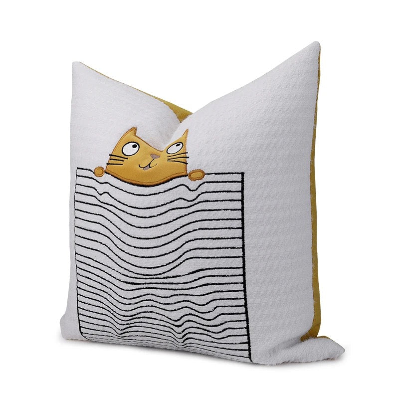 Throw Pillow with Down Insert for Kids - Riley